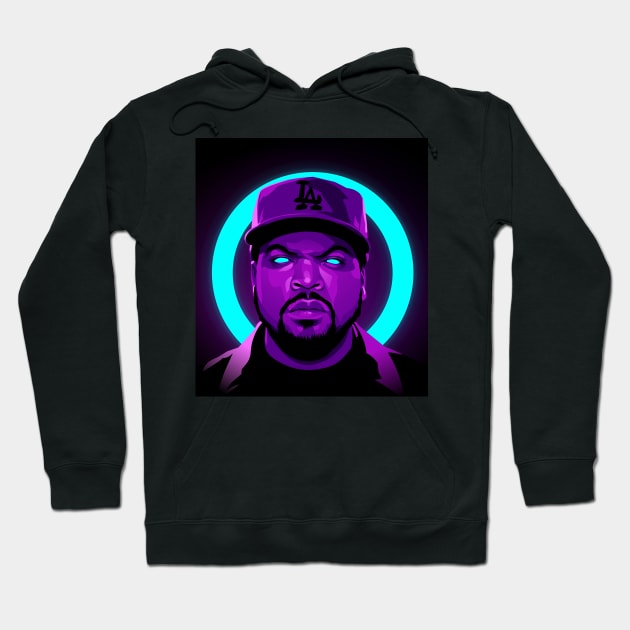 Ice Cube illustration Hoodie by Heywids